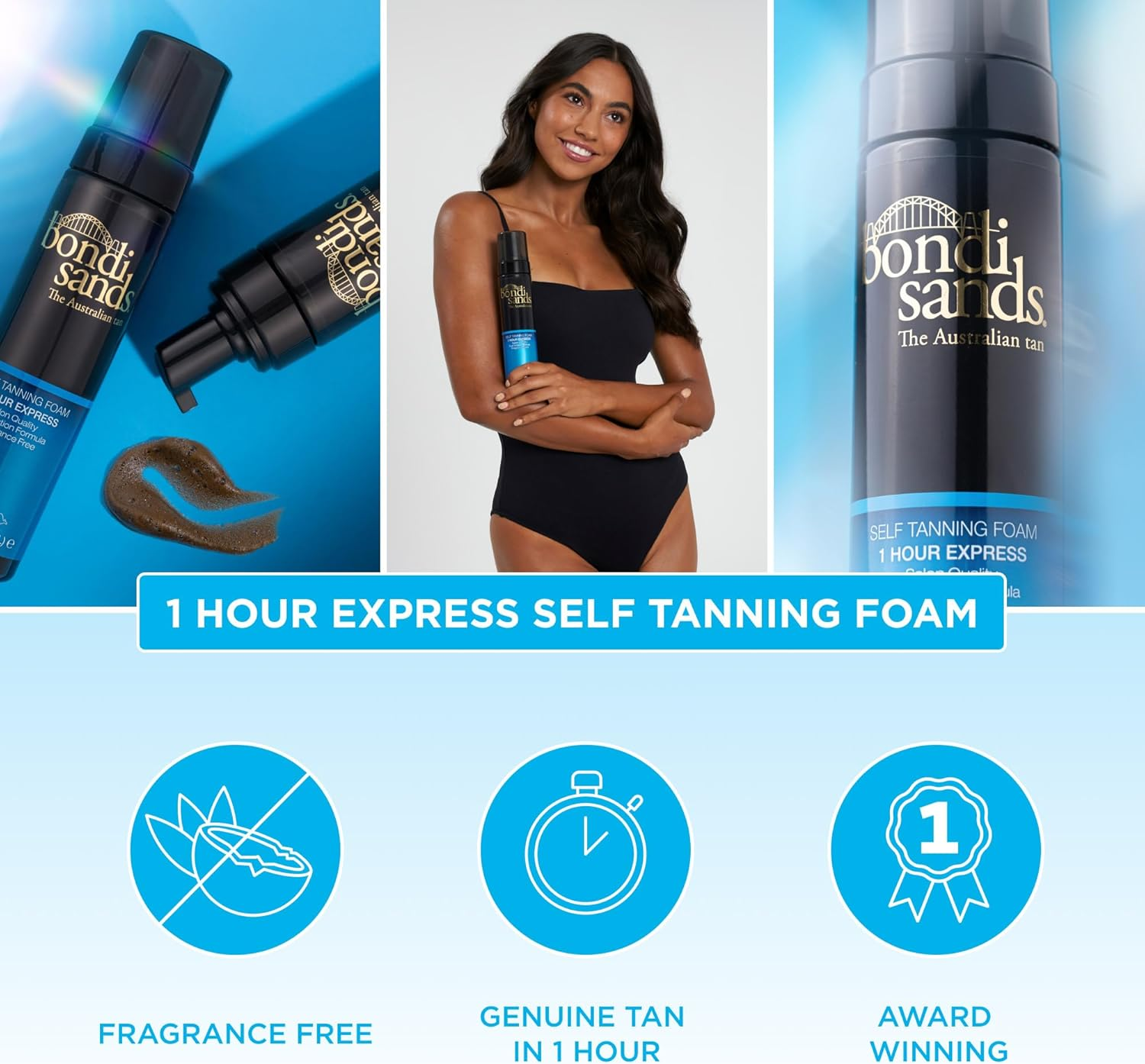 Bondi Sands 1 Hour Express Self Tanning Foam 200 Ml - 1 Hour Express image number 3