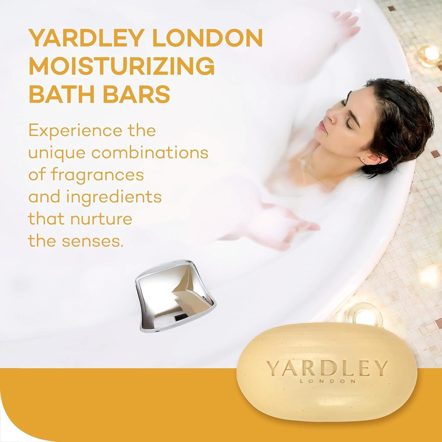 Yardley Oatmeal and Almond Naturally Moisturizing Bath Bar (Pack of 20) image number 4