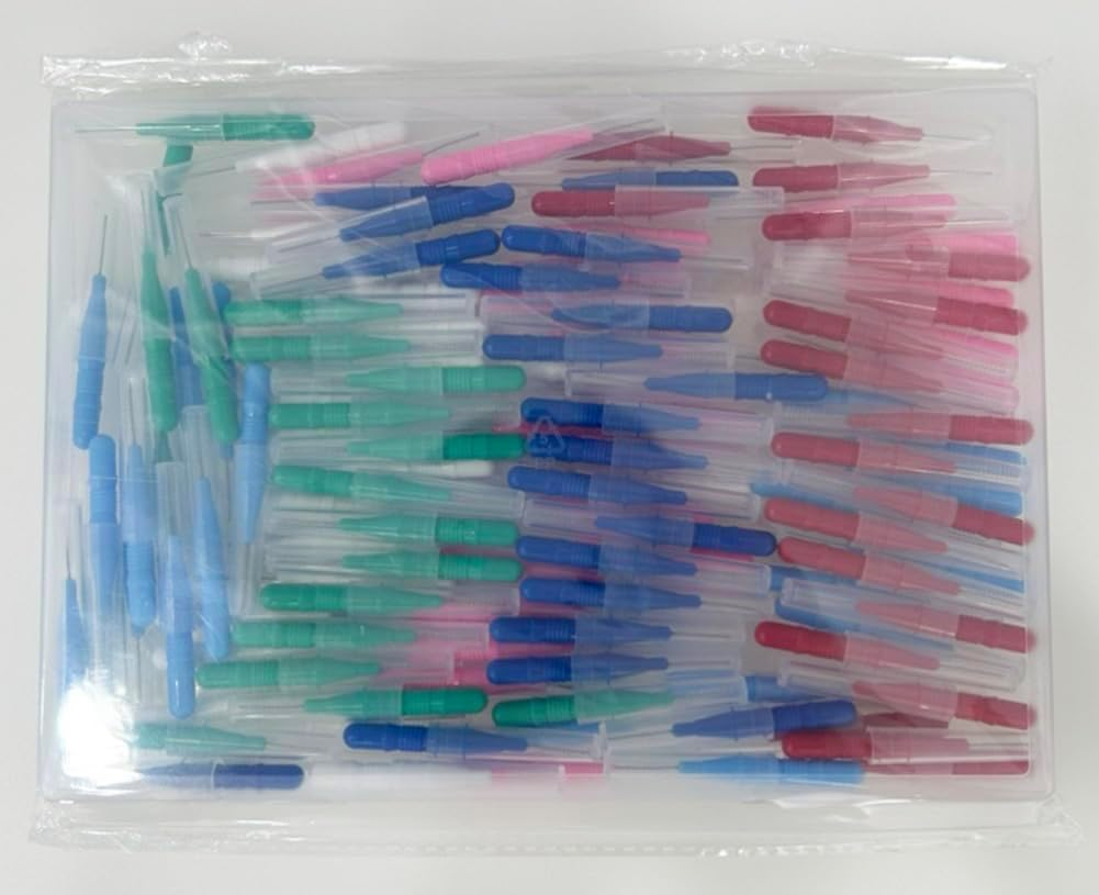 120 Pcs Interdental Brush, Betterjonny Soft Dental Floss Brushes Toothpick Tooth Flossing Head Oral Dental Hygiene Brush Braces Dental Brush Tooth Cleaning Tools 6 Colors image number 5