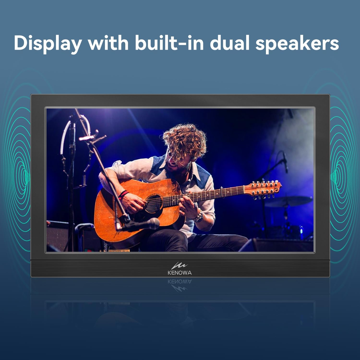 11.6 Inch Portable Monitor, Kenowa Extended Screen HDMI Type-C Computer Gaming Display for Computer/Laptop/Pc/Windows Os/Raspberry Pi/Wiiu/Xbox360/Ps4 FHD Resolution 1920X1080