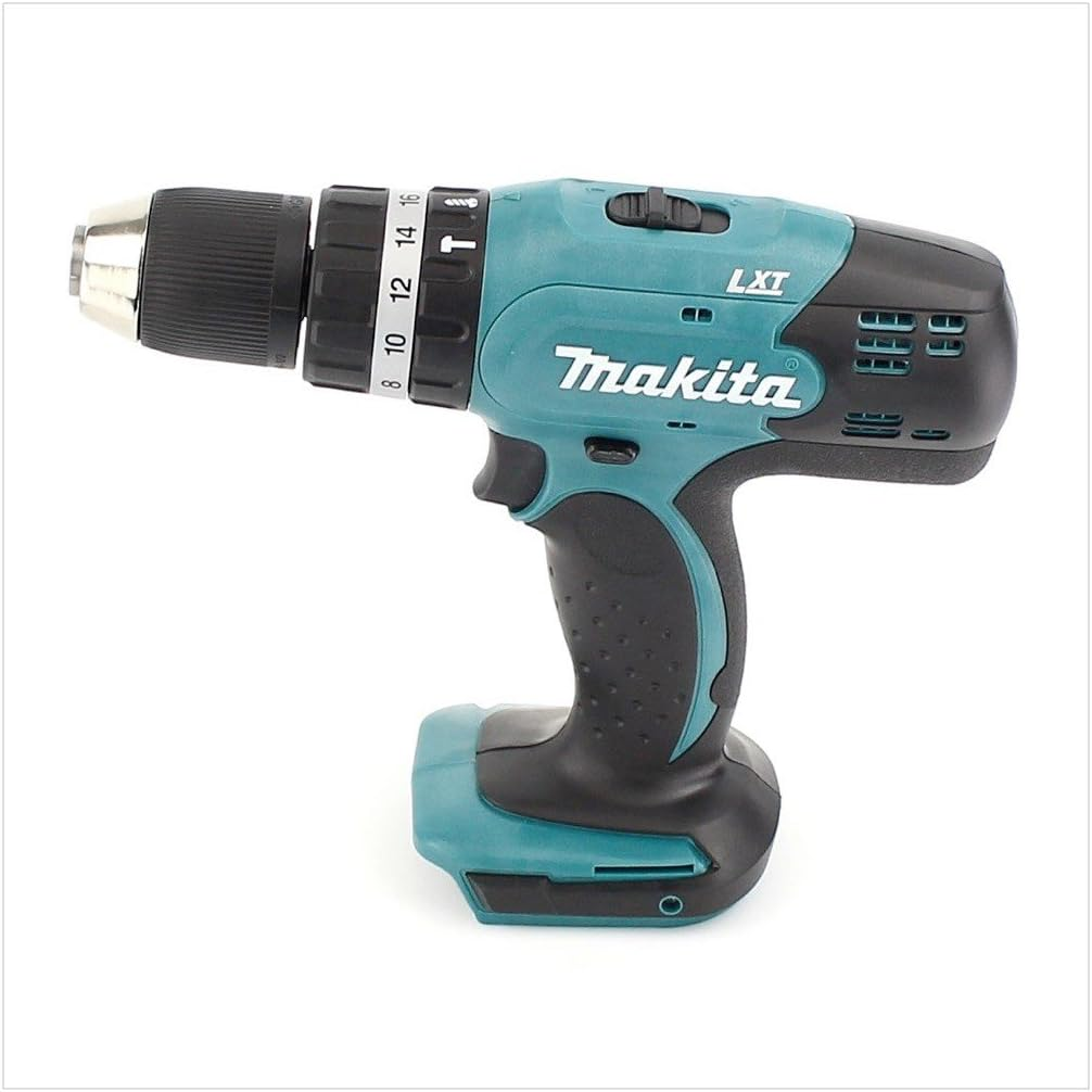 Makita DHP453 Solo Cordless Hammer Drill 18 V, Black, Blue image number 4