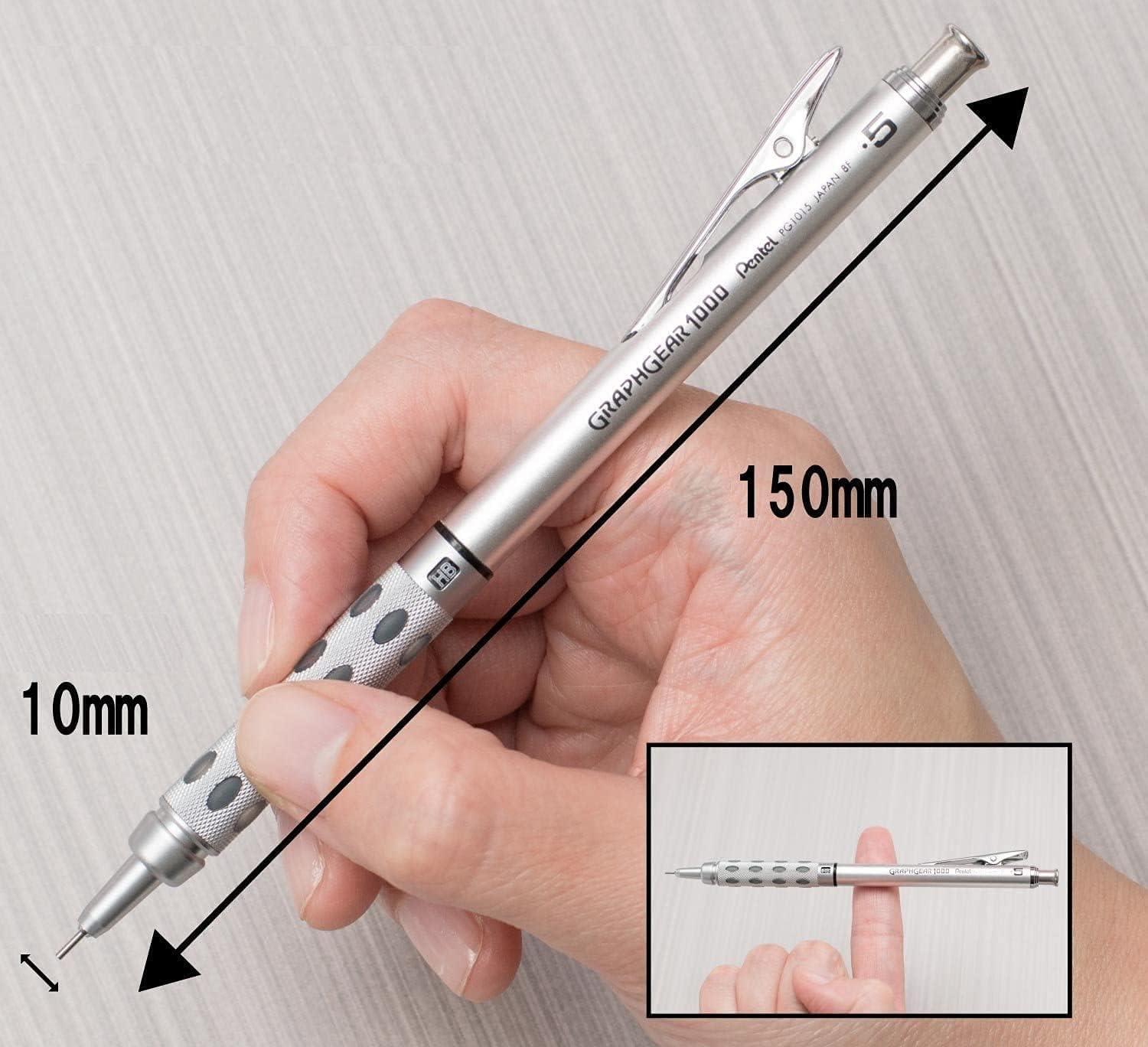 Pentel Mechanical Pencil Graphgear 1000 0.7 Mm image number 7