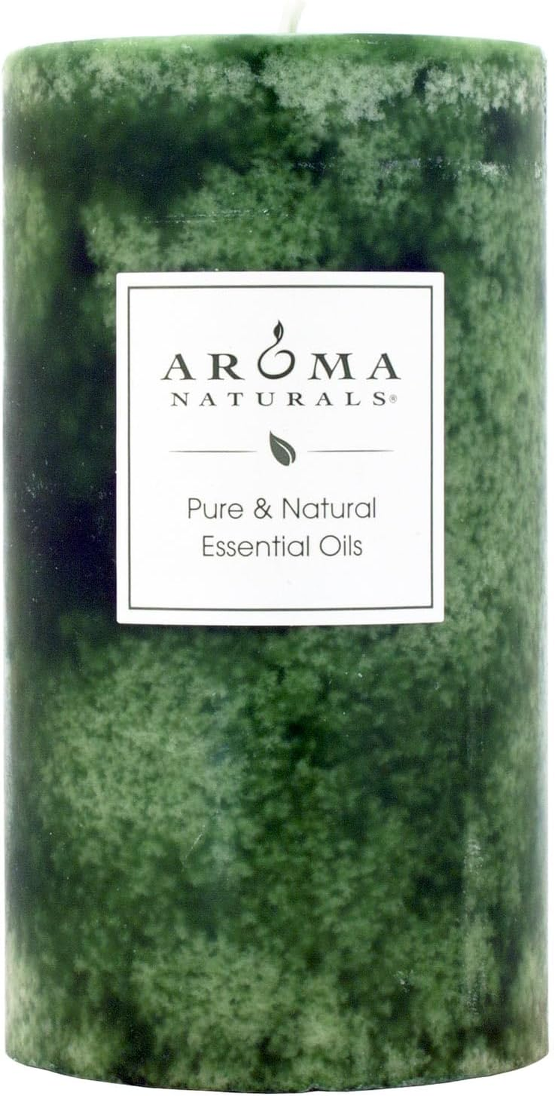Aroma Naturals Holiday Essential Oil Pillar Candle, Fresh Forest, Juniper, Spruce and Basil, 2.5 Inch X 4 Inch image number 5