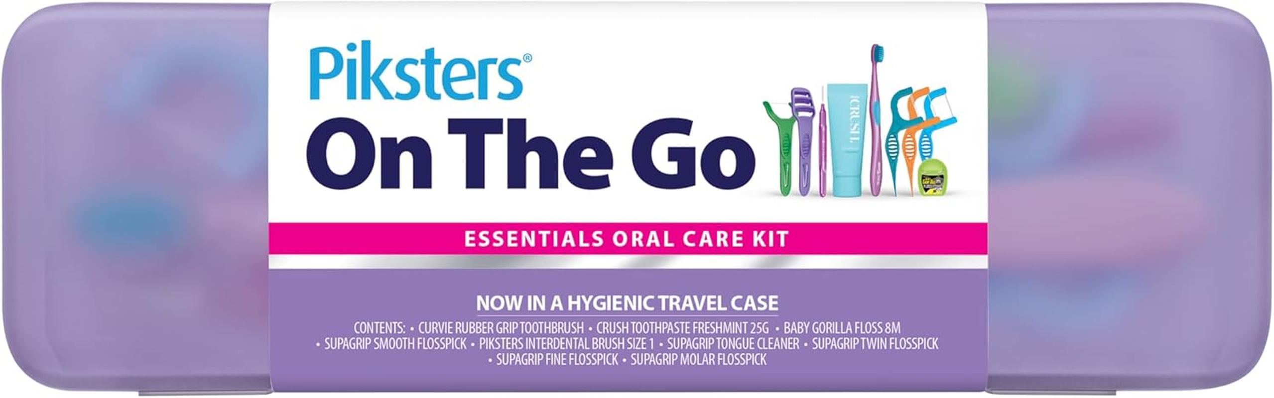 Piksters on the Go Essentials Oral Care Kit image number 4