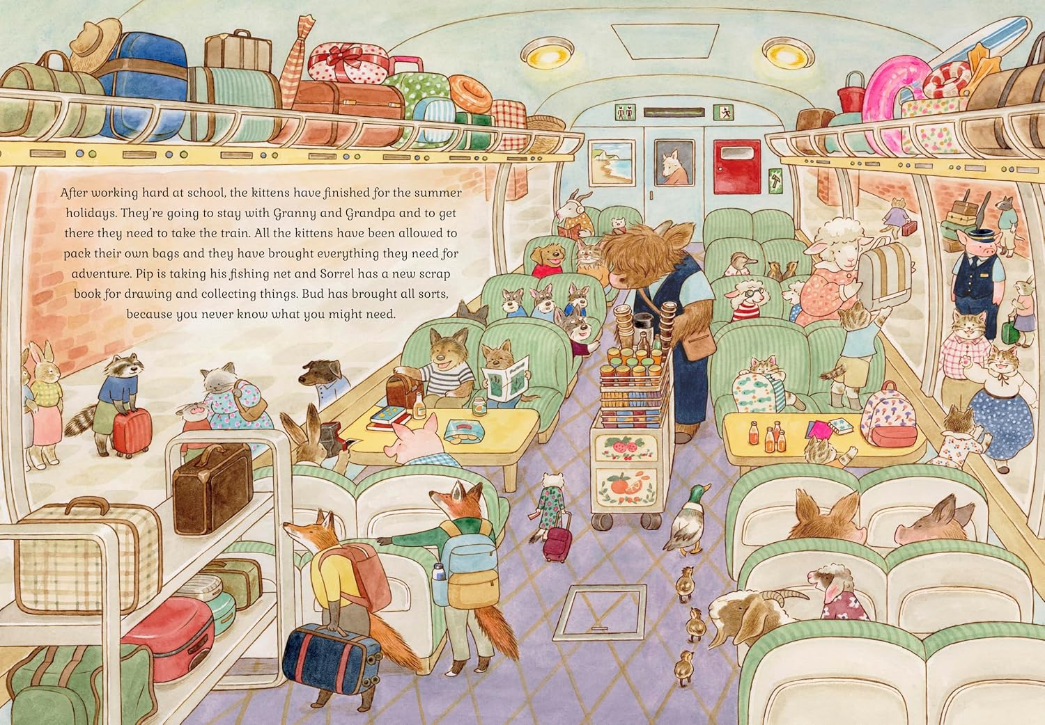 Cat Family Four Seasons: a Lift-The-Flap Book (With over 140 Flaps) image number 5