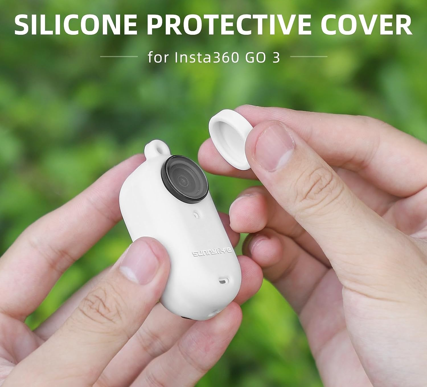 Camgo Sunnylife Silicone Case for Insta360 GO 3S (Black) - Black image number 6