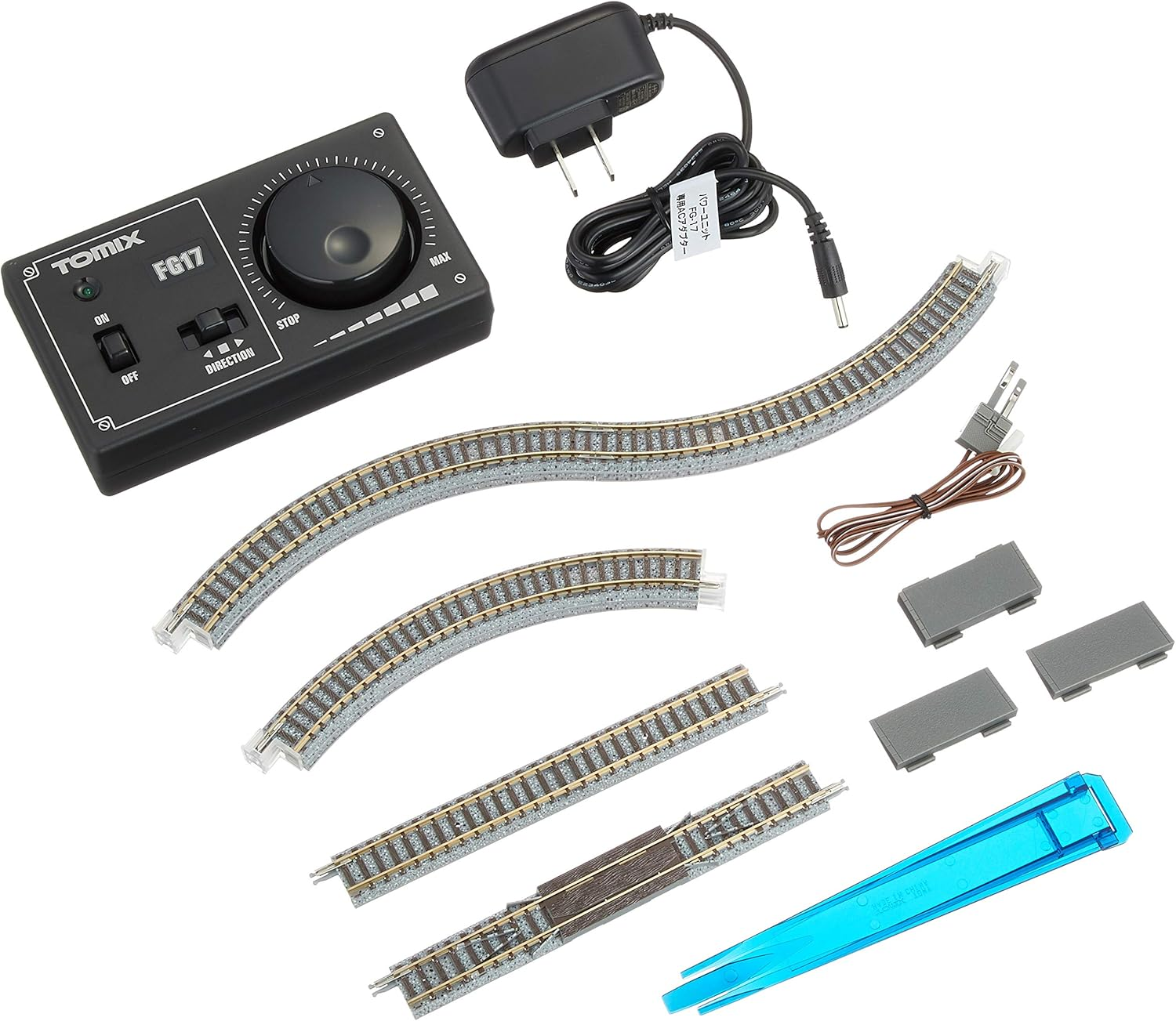 TOMIX 90098 N Gauge Mini Model Railway Driving Set, Railway Model Rail Set image number 1