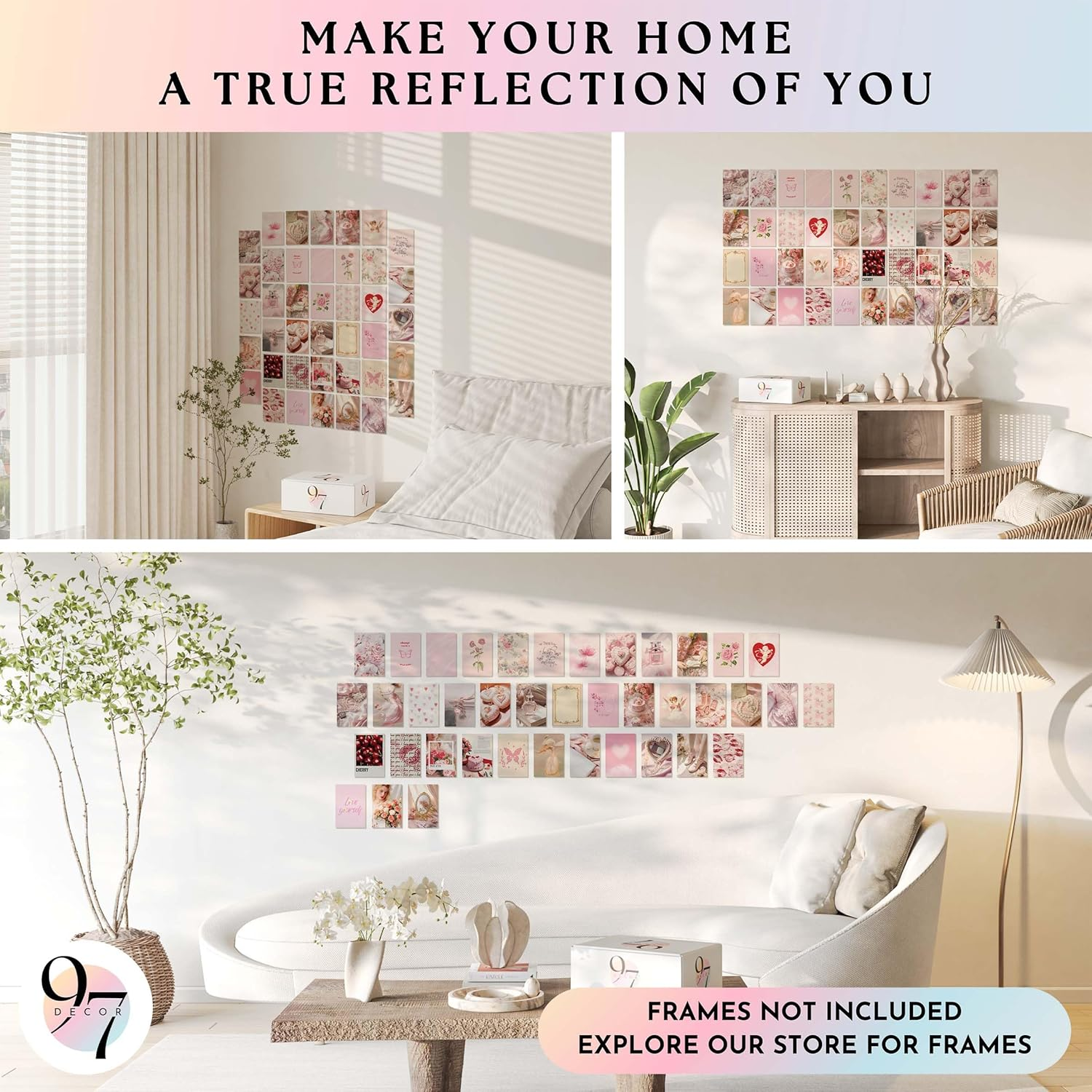 97 Decor Coquette Room Decor - Pink Coquette Posters, Coquette Aesthetic Room Decor, Vintage Coquette Decor, Coquette Wall Decor, Coquette Photo Collage Pack Bedroom Pictures (4X6 Inch | 10X15 Cm) image number 4