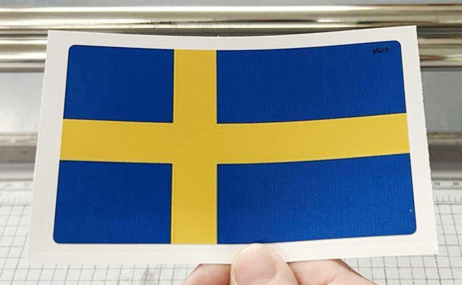 Gear Tatz - Swedish Flag - Bumper Sticker - 3 X 5 Inches - Professionally Made in the USA - Vinyl Decal (Vinyl, X1) (Vinyl, X1)
