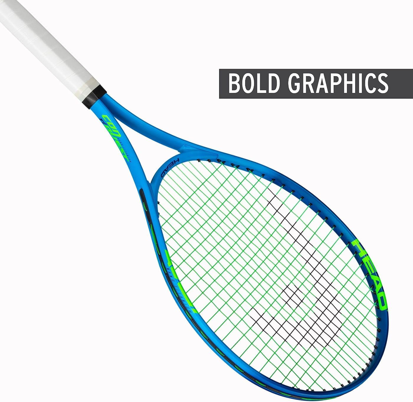Head Ti. Conquest Tennis Racket - Pre-Strung Head Light Balance 27 Inch Racquet