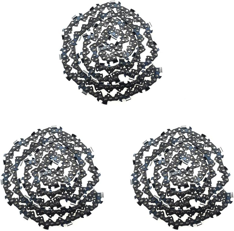 ABOVE LAND LB 3Pcs 20 Inch Bar Length Chainsaw Chain 3/8" Pitch 0.063" Gauge 72 Drive Links Semi Chisel Compartible for 20" Stihl 031 032 034 038 039 040 041 042 MS290 MS310 FARM BOSS MS360 MS361C image number 2