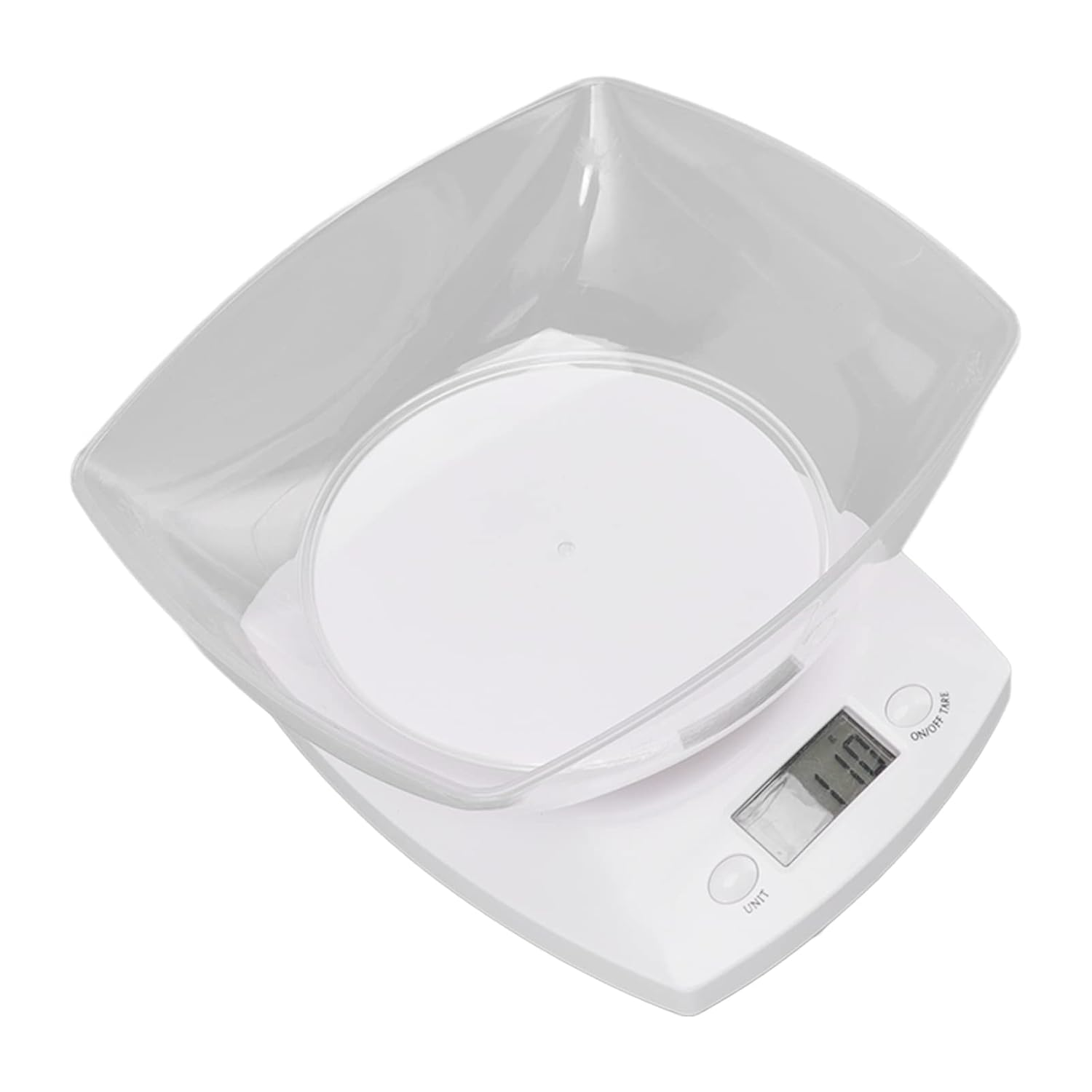 Qcwwy Digital Kitchen Scales with Bowl, G OZ LB Unit Switching 5 Kg Food Scales for Baking and Cooking ABS Small Jewellery Scales Tare Function Digital Scales image number 3