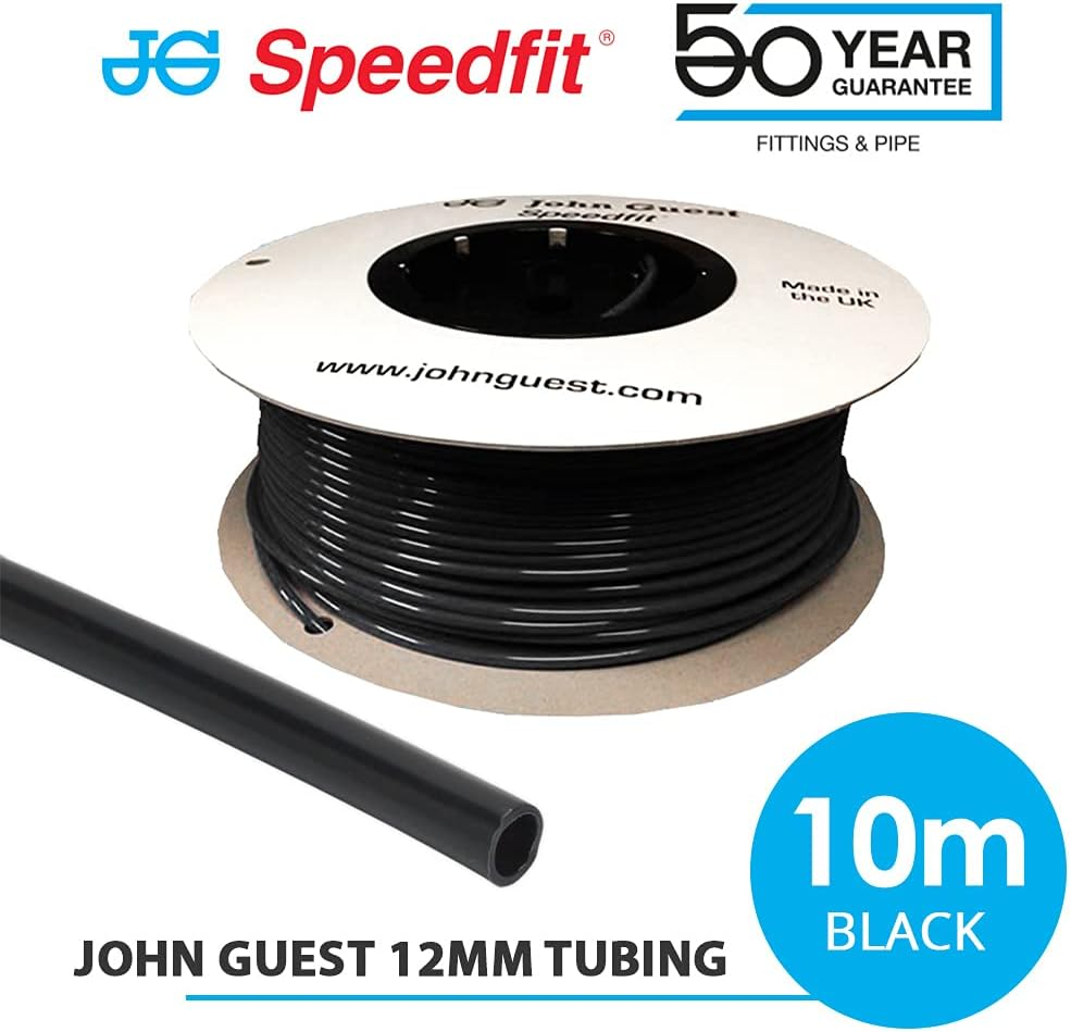 John Guest 12Mm Tubing High Pressure Black Caravan PE12100B 10 Metres image number 2