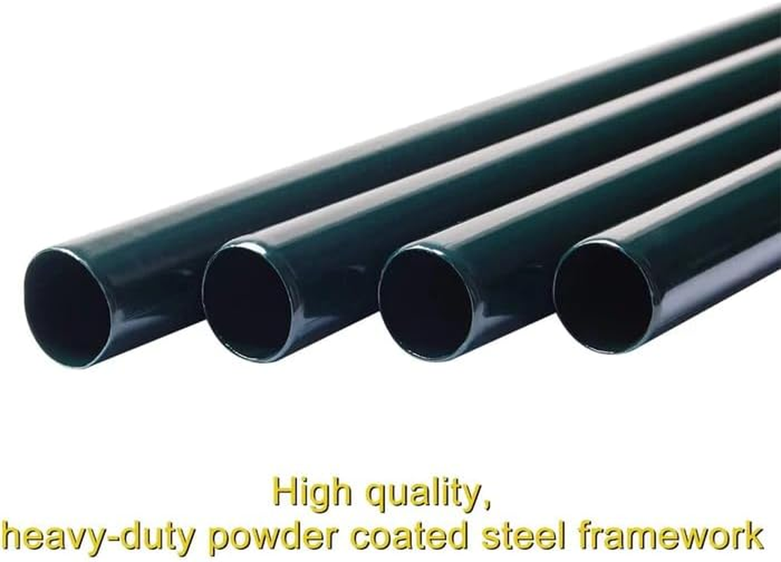 Greenhouse Flower Garden Shed with Frame and PE Cover Tunnel 120Cm