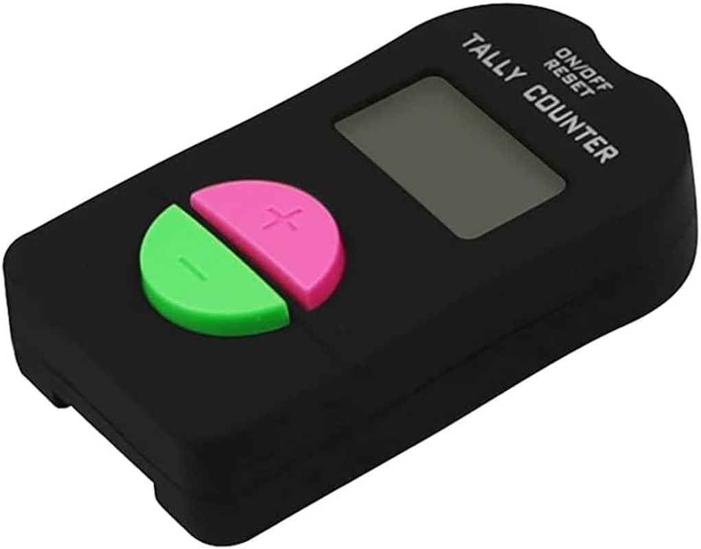 4 Pieces Digital Hand Tally Counter Golf Sports Counter Electronic Add Subtract Manual Clicker Handheld Mechanical Number Click Counter with Neck Lanyard image number 6