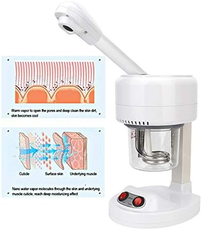 Face Sauna Face Steamer Face Steam, Nano Ionic Face Steamer, Pore Cleaner Device for Face Personal Skin Care Face Care Face Spa image number 5