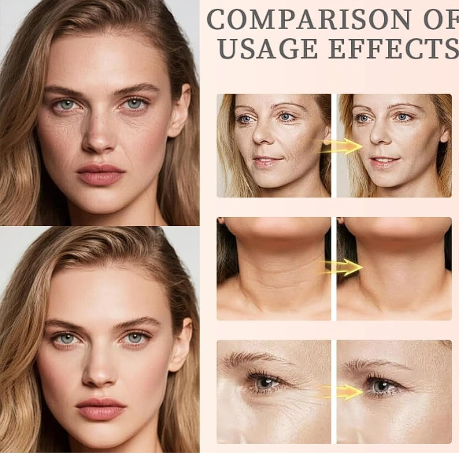 Polypeptide Collagen Elastic Essence Cream, Micro-Molecular Collagen anti Wrinkle Lotion, Multi Peptide Firming Moisturizing Face Cream, Deep Hydrating anti Aging Skin Care for Women (2Box) image number 2