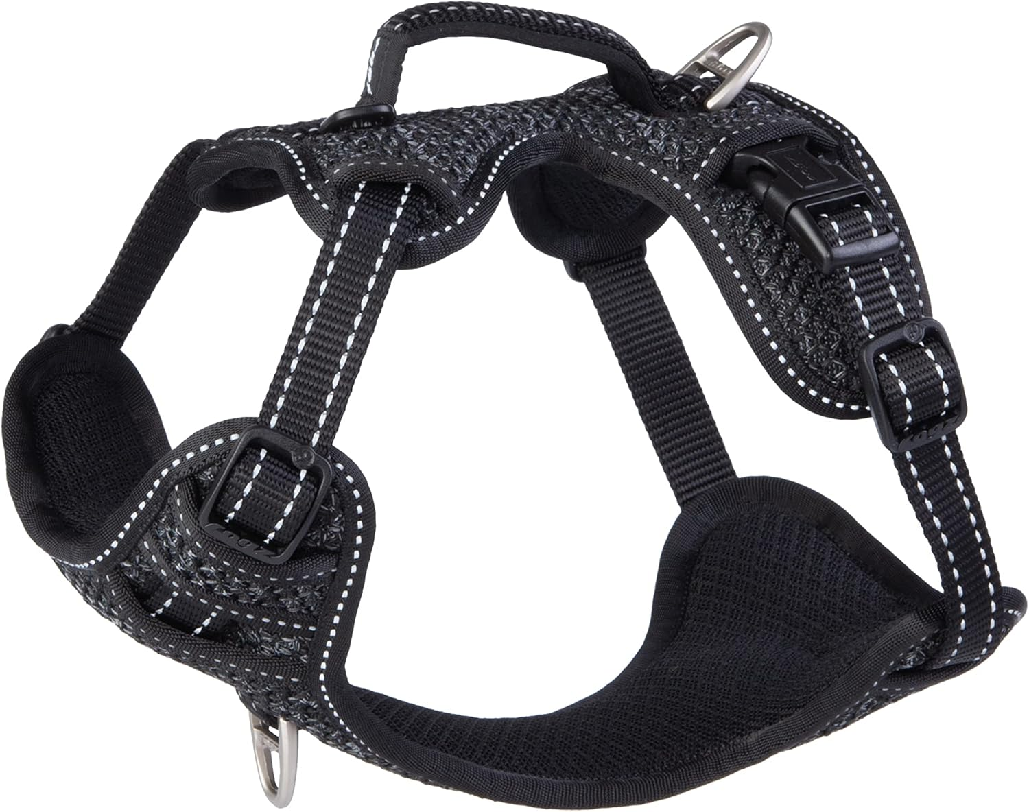 Rogz Handle Padded Control Dog Harness Black Extra Large