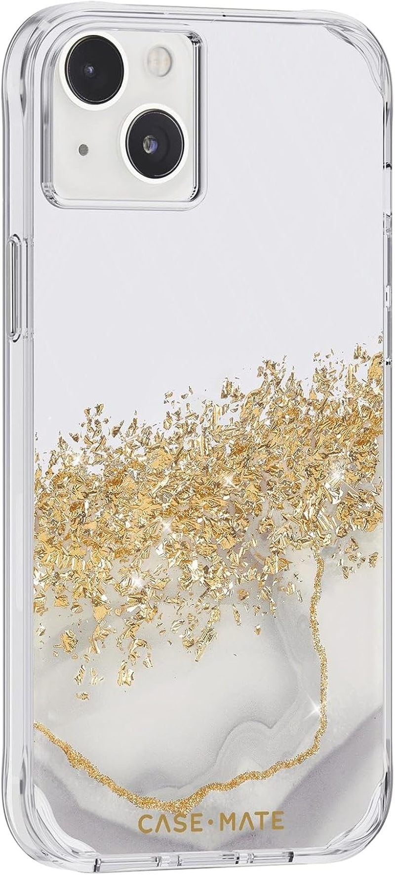 Case-Mate Iphone 14 plus Case - Karat Marble [10FT Drop Protection] [Wireless Charging Compatible] Luxury Cover with Cute Bling Sparkle for Iphone 14 plus 6.7", Anti-Scratch, Shock Absorbent, Slim Fit