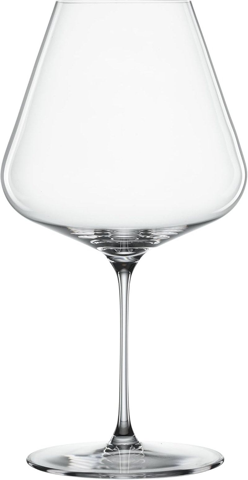 Spiegelau Definition Burgundy Glass, Clear &ndash; Elegant Crystal Drinkware for Light-Bodied Red Wines &ndash; Machine-Made, Durable & Dishwasher Safe &ndash; 960 Ml Capacity (Pack of 2) image number 4