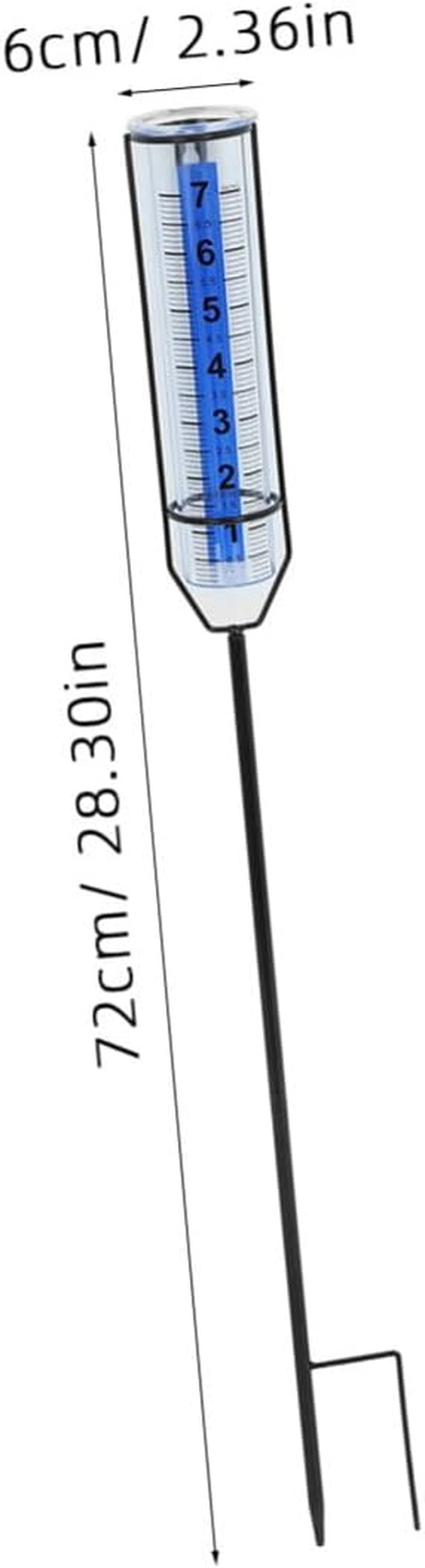 Mipcase Upgraded Outdoor Rain Gauge with Large Clear Numbers Design Easy Installation Weather-Resistant Rain Measuring Tube for Garden and Lawn Monitoring image number 2