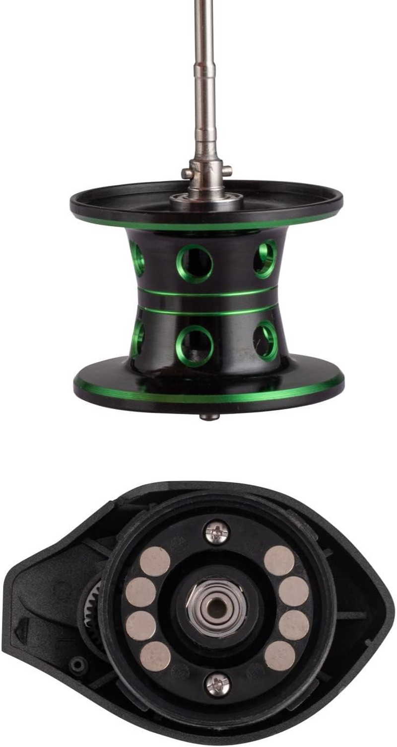 Diwa Baitcasting Reel - New Streamline and Kinetic Design Baitcaster Fishing Reel - 7.4 OZ Double Shielded 10+1 BB - 8 Magnet Braking System - 7.2:1 Gear Ratio Freshwater Saltwater Fishing Reels