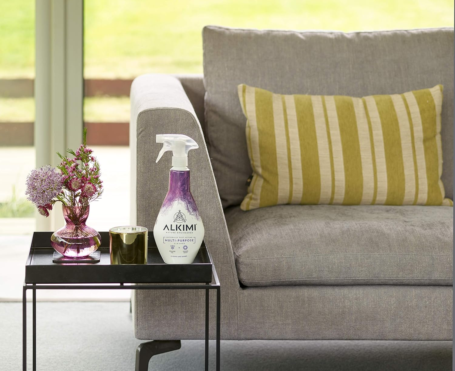 ALKIMI Home Essentials Cleaning, Variety Pack of 4 &ndash; Multipurpose, Bathroom, Kitchen & Glass Cleaner Spray &ndash; Natural Household Supplies Antibacterial Eco Cleaning Sprays image number 4