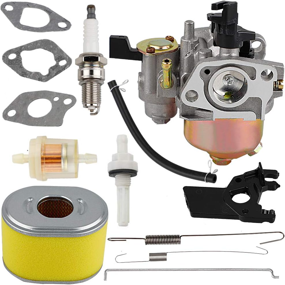 GX160 Carburetor for Honda GX 160 GX168 GX200 5HP 5.5HP 6.5HP Engine Water Pump Pressure Washer Mower 16100-ZH8-W51 Carb with 17210-ZE1-505 Air Filter Throttle Governor Link Rod Spring Kit image number 4