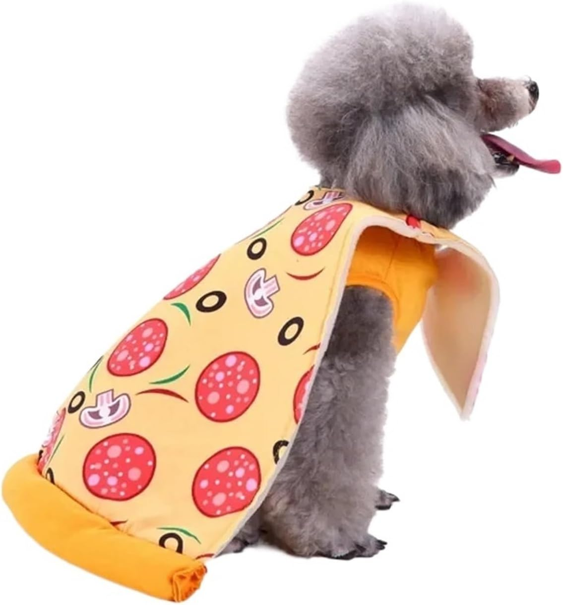Dog Clothes Pet Costume Dog Fancy Dress Apparel Funny Cosplay Dog Burgers Pizza Sushi Clothes Puppies and Kitten Warm (Color : C, Size : M) image number 3