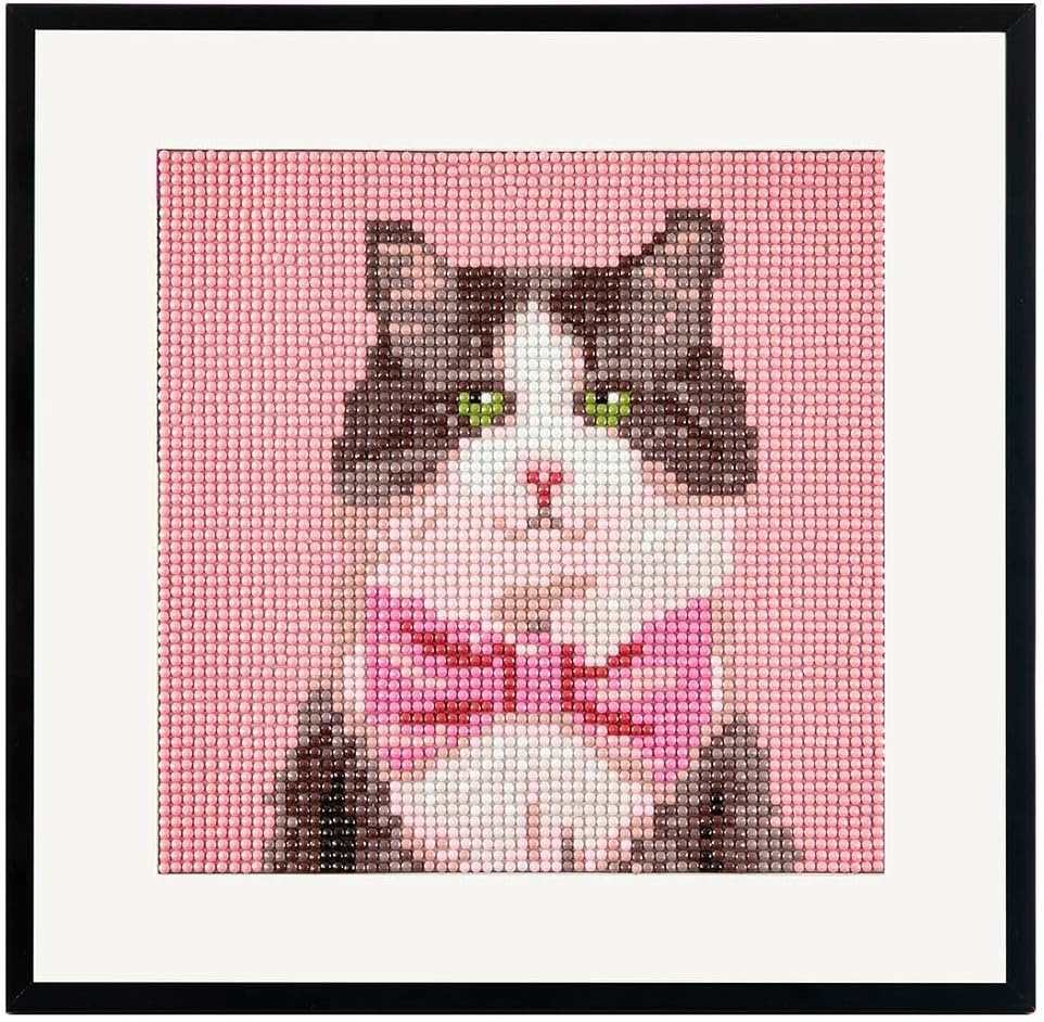 Craft ID Diamond Painting Cat 20 X 20 Cm image number 2