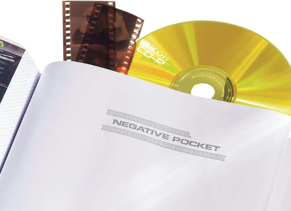 Hama White Animal Photo Album with Cover and Memo Area (200 Photos 10 X 15 Cm, 100 Pages, 19 X 25 Cm, CD and Negative Sleeve, Animal Motif) image number 6