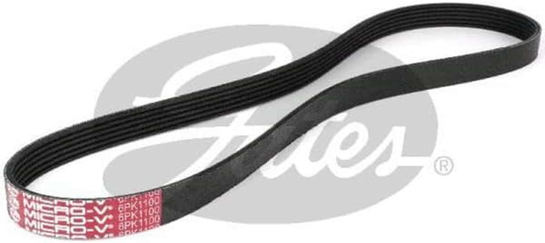Gates 6PK1100 Micro-V Ribbed Drive Belt, 1100 Mm Length
