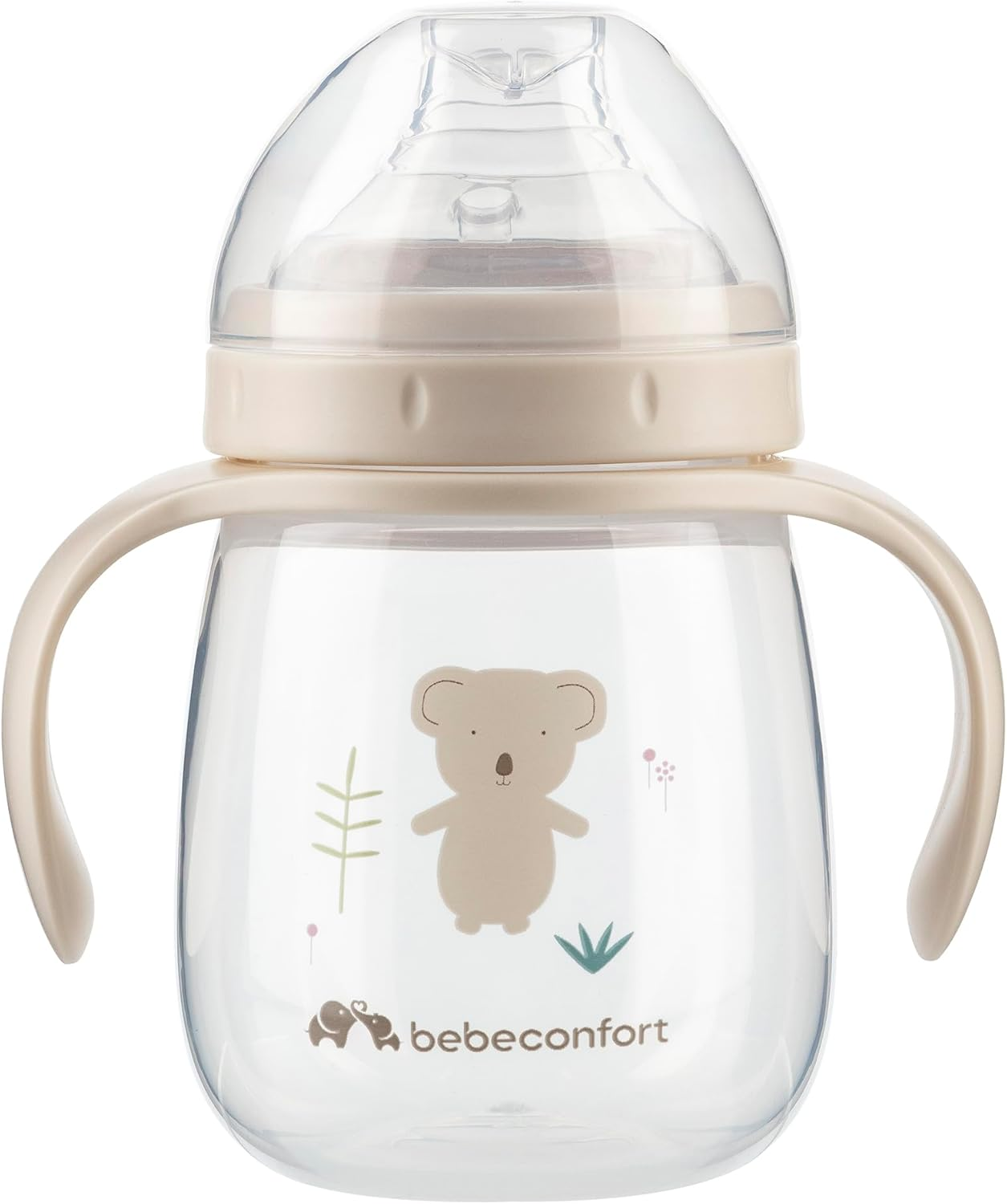 Bebeconfort Training Anti-Leak Cup - 240Ml, 6 Months +, Training Anti-Leak Cup, Soft Silicone Spout Cup, Baby Transition Cup, Leak-Proof Baby Cup, Handles for Small Hands image number 1