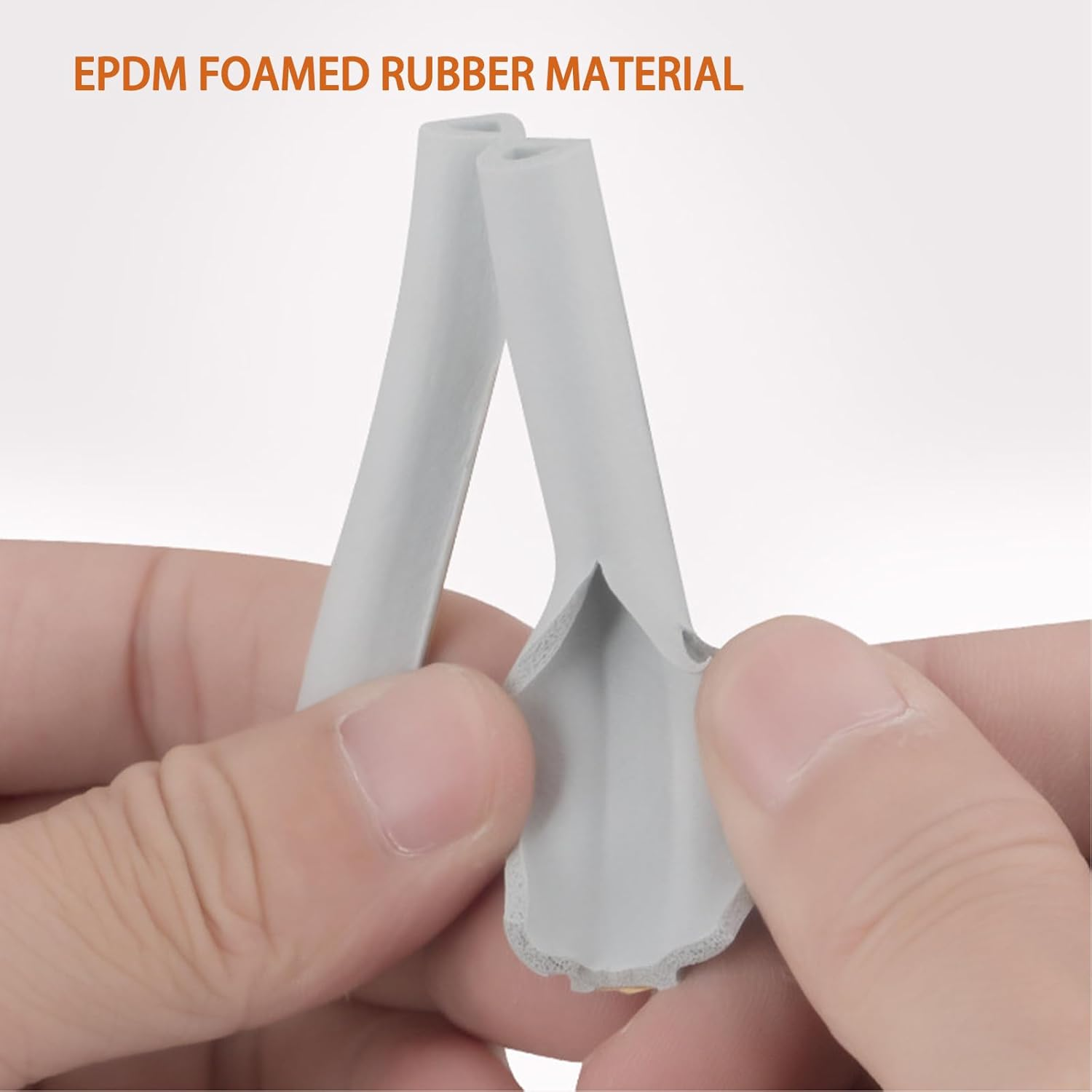 Window Seal Strip 20 Feet White Self Adhesive Draft Excluder for Doors and Windows This Versatile Door Seal Strip Provides Effective Weather Stripping and Draft Proofing image number 4