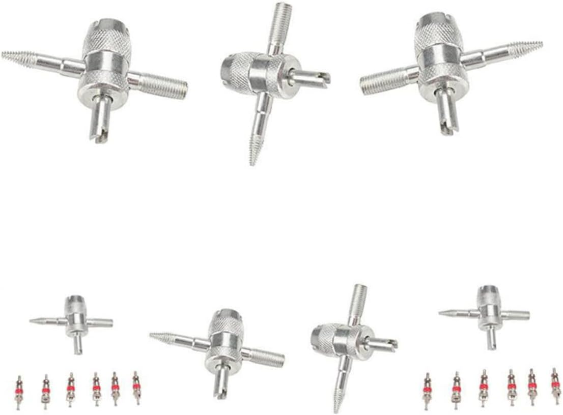 Beatifufu Automotive Tire Valve Core Kit Detaching Tools Car Truck Motorcycle Accessories image number 6