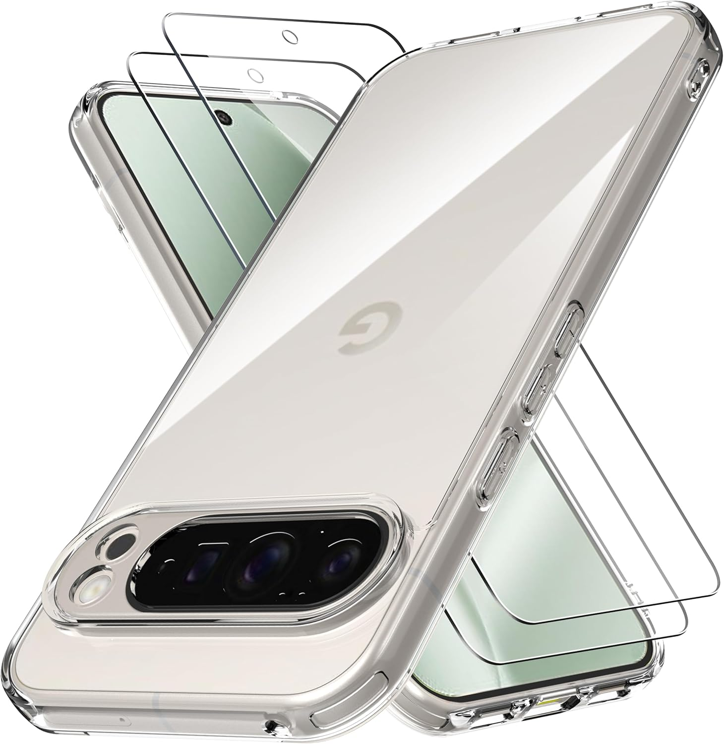 Anoowkoa TPU Case for Xiaomi Redmi Note 15 Pro Plus/Redmi Note 15 Pro+ 5G Phone Case Clear with Built-In Camera Lens Protector Thin Transparent Protective Back Cover Soft Flexible Silicone Case