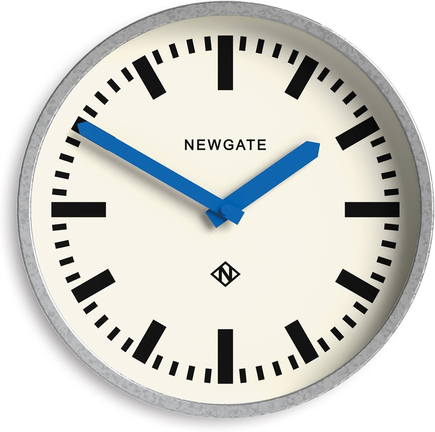 NEWGATE&reg; Master Edwards Wall Clock - Kitchen, Living Room, Office - Round, Retro, Designer - Stylish Home D&eacute;cor Mid-Century Modern (Gold)