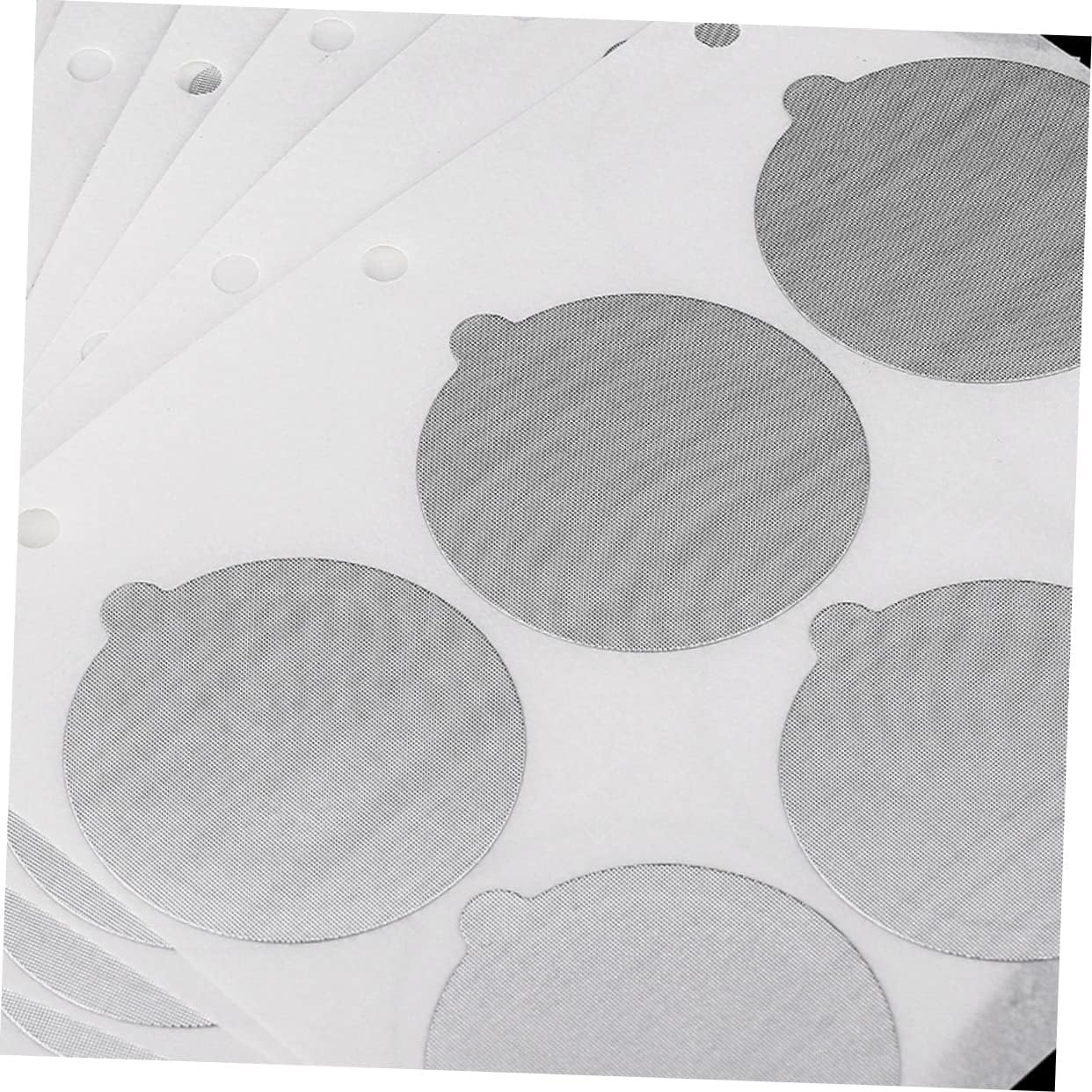 Ipetboom 120Pcs Espresso Capsule Cup Seal Stickers Aluminum Foil Coffee Seal Lids Compatible with Capsule Machines for Home and Cafe Use image number 5