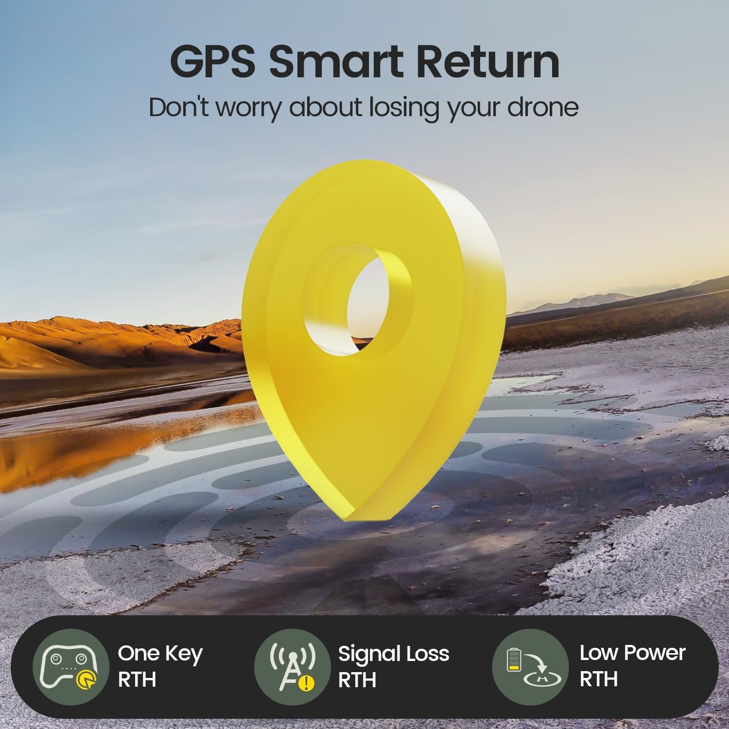 Holy Stone HS175G GPS Drone with 4K EIS Camera for Adults Beginners, 249G Foldable RC Quadcopter with Auto Return, Follow Me, 60 Mins Flight,Brushless Motors,5G Transmission, Upgraded HS175D image number 4