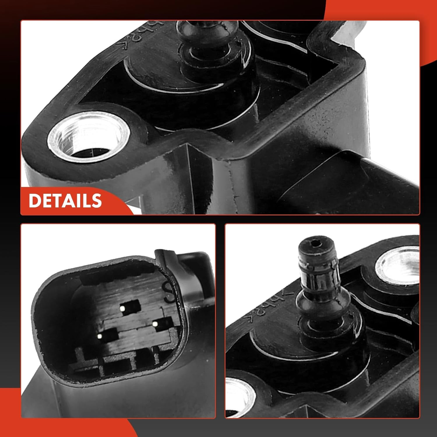 A-Premium Manifold Absolute Pressure Map Sensor Compatible with Mercedes-Benz B200 C250 C280 C320 C55 C63 CL55 AMG CL600 CLK320 CLK350 E250 E300 GL450 ML350 S350 image number 4