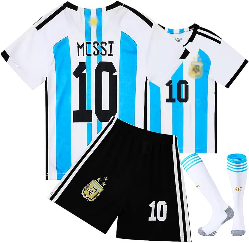 LJ Sengly Supply Kid Jersey #10 Jersey Youth Kid Soccer Jersey, T-Shirt Trunks Socks Soccer Shirt Set image number 6