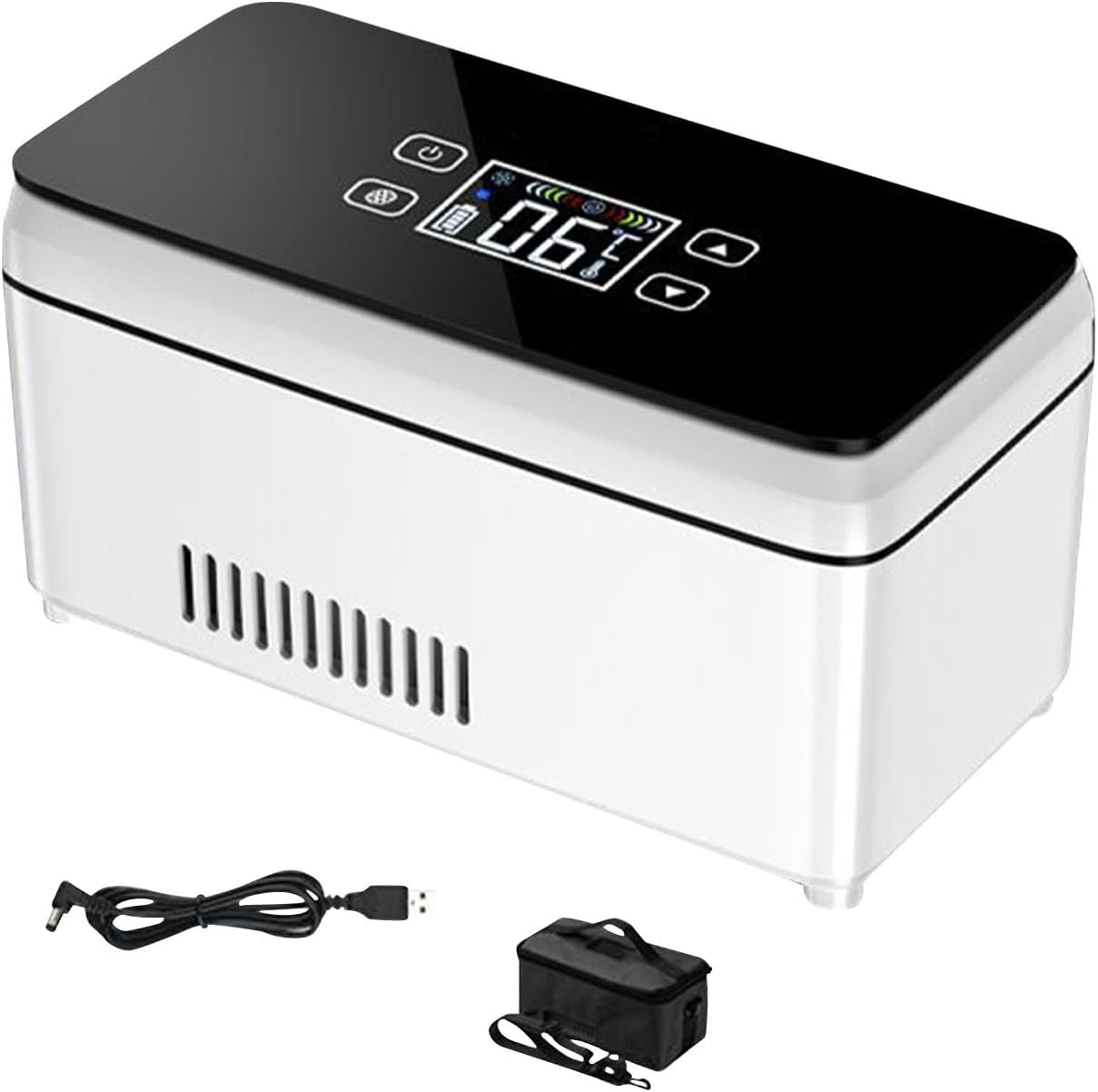 Generic Insulin Cooler Travel Case for Car with Digital Display and Storage