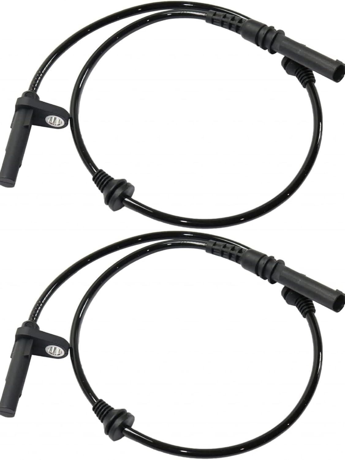 Broaug 2X Front L&R ABS Speed Sensor Automotive Replacement Parts for BMW X5 X6 2007-2018 34526771776 image number 2