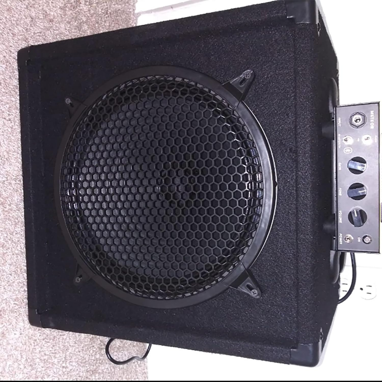 2 Pack 10 Inch Metal Mesh Speaker Grills Covers Subwoofer Grill Protective Case with with Mounting Screws for Home Audio Car Speaker [Fdxgyh,Black]