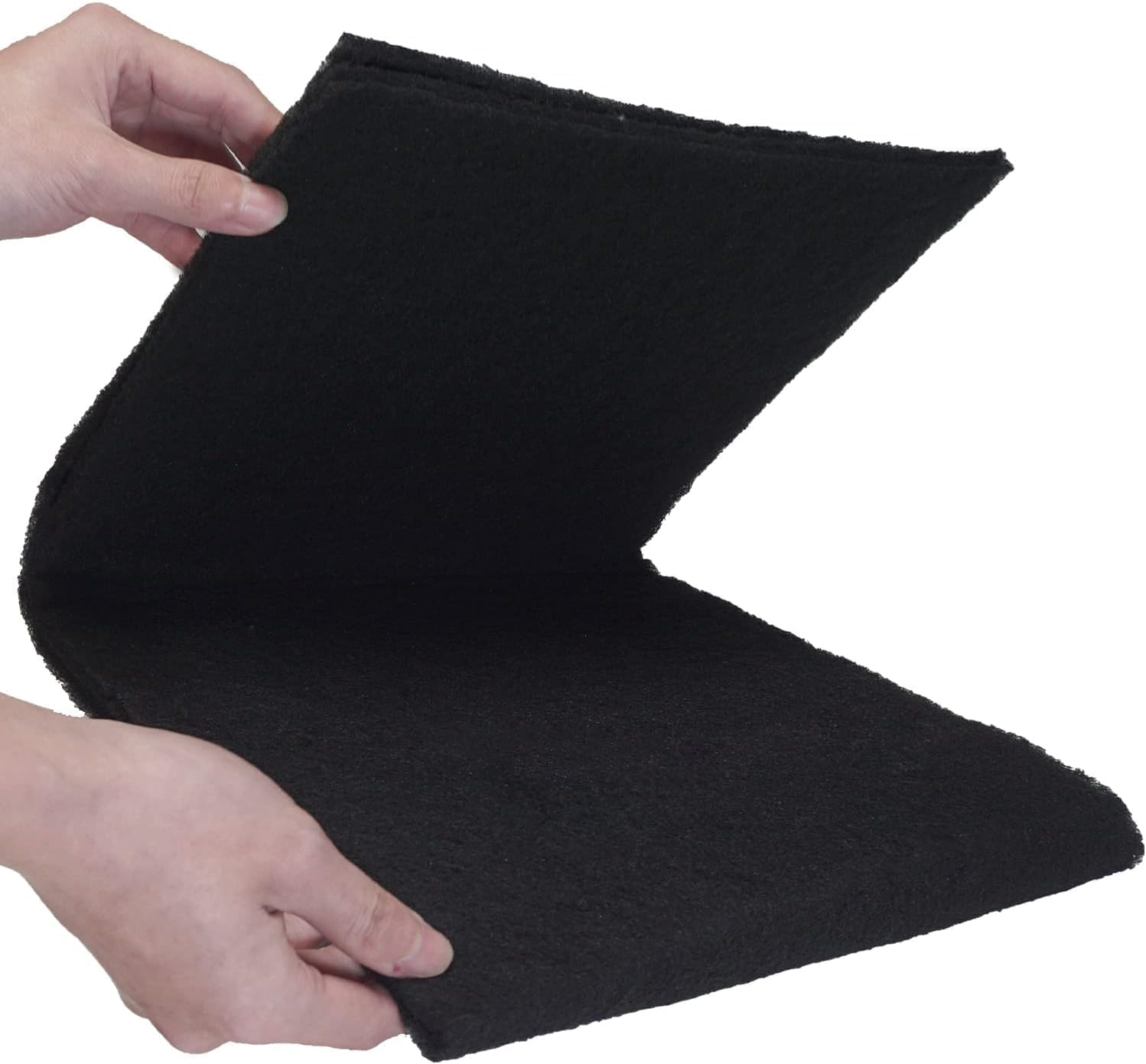 NIVMOWN Cut to Fit Carbon Pad Pre Filter Roll for Air Purifiers Furnace Filters Trash Cans and Air Conditioner Filters image number 4