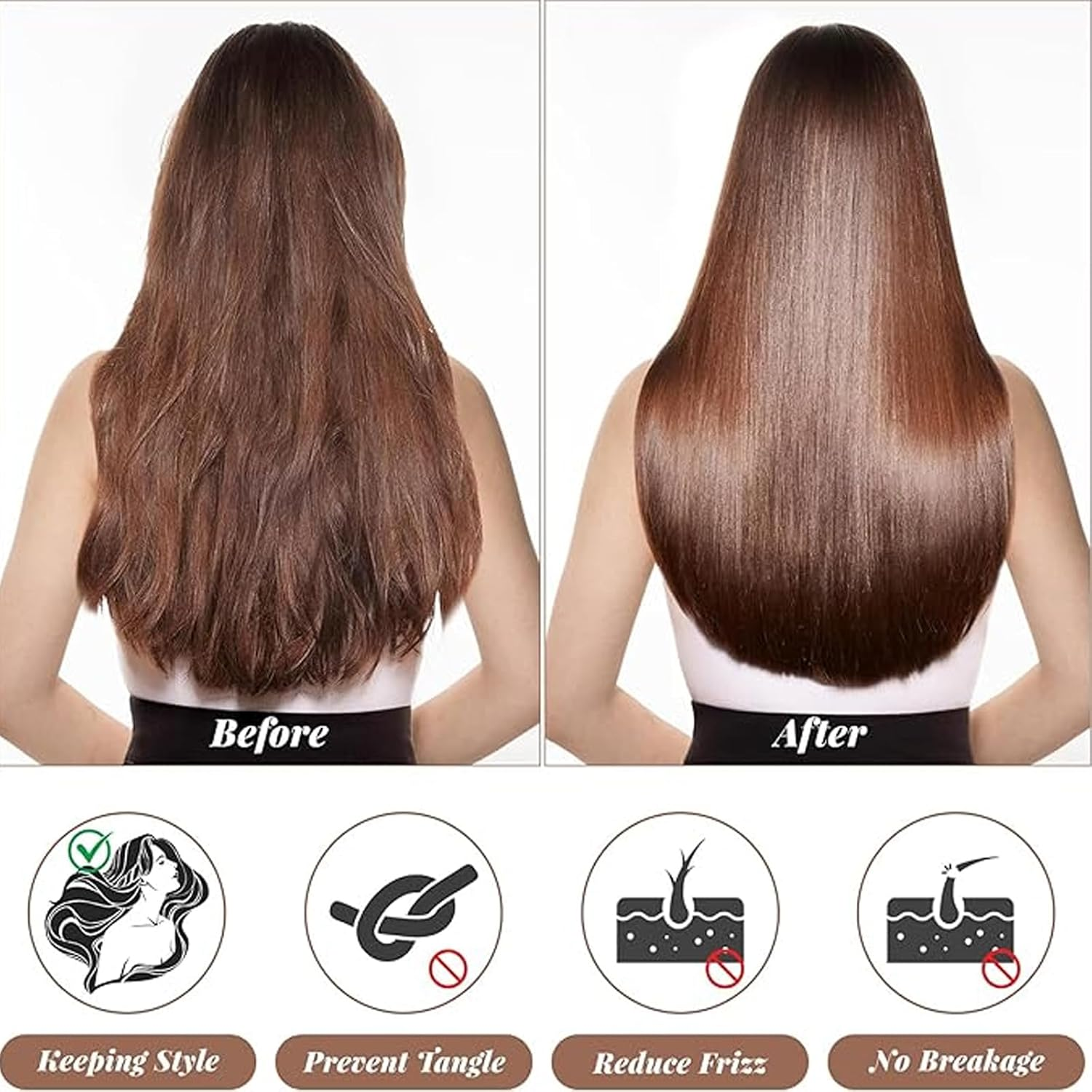 Silk Bonnet Sleep Cap Silk Elasticity Satin Hair Cap for Night Soft Bonnet Sleep Cap for Women image number 4