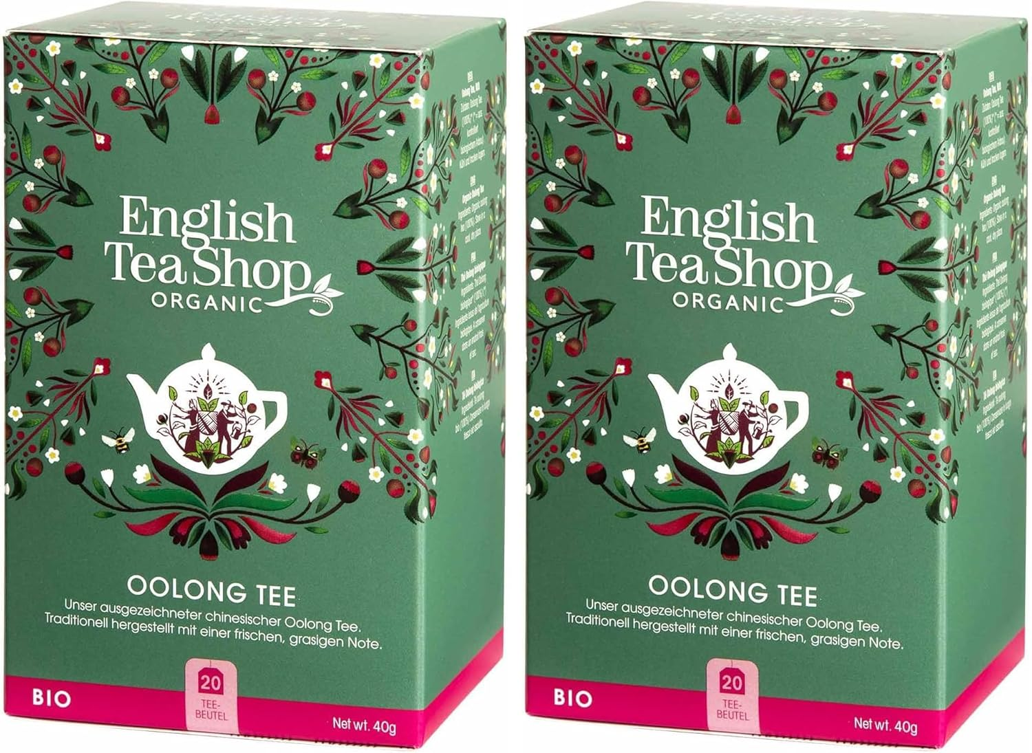 English Tea Shop Organic Oolong 20 Teabags image number 1