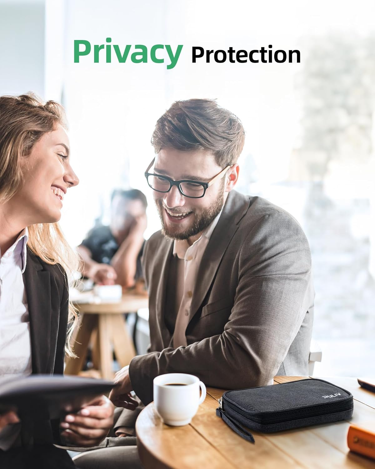 Weekly Pill Organizer 4 Times a Day with a Business Stylish Bag, PULIV Portable Pill Box 7 Day with 28 Compartments for Men, Removable Pill Sorters to Store Vitamin, Medication, Fish Oil, Supplements image number 4