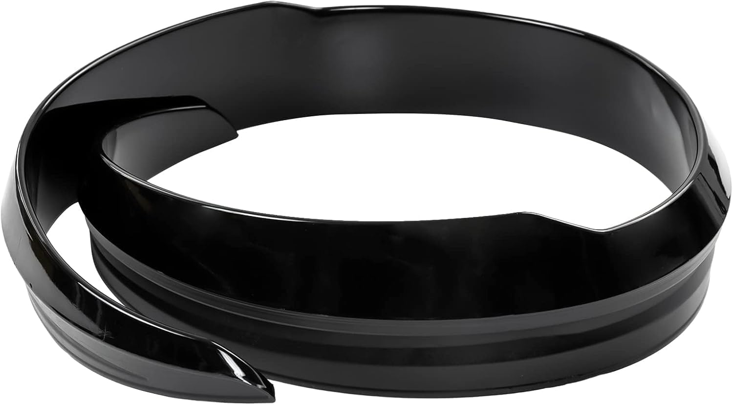 AUTOXBERT Rear Spoiler Wing Universal V-Style Trunk Spoilers for Cars Sedan Saloon Accessories (Glossy Black) image number 4