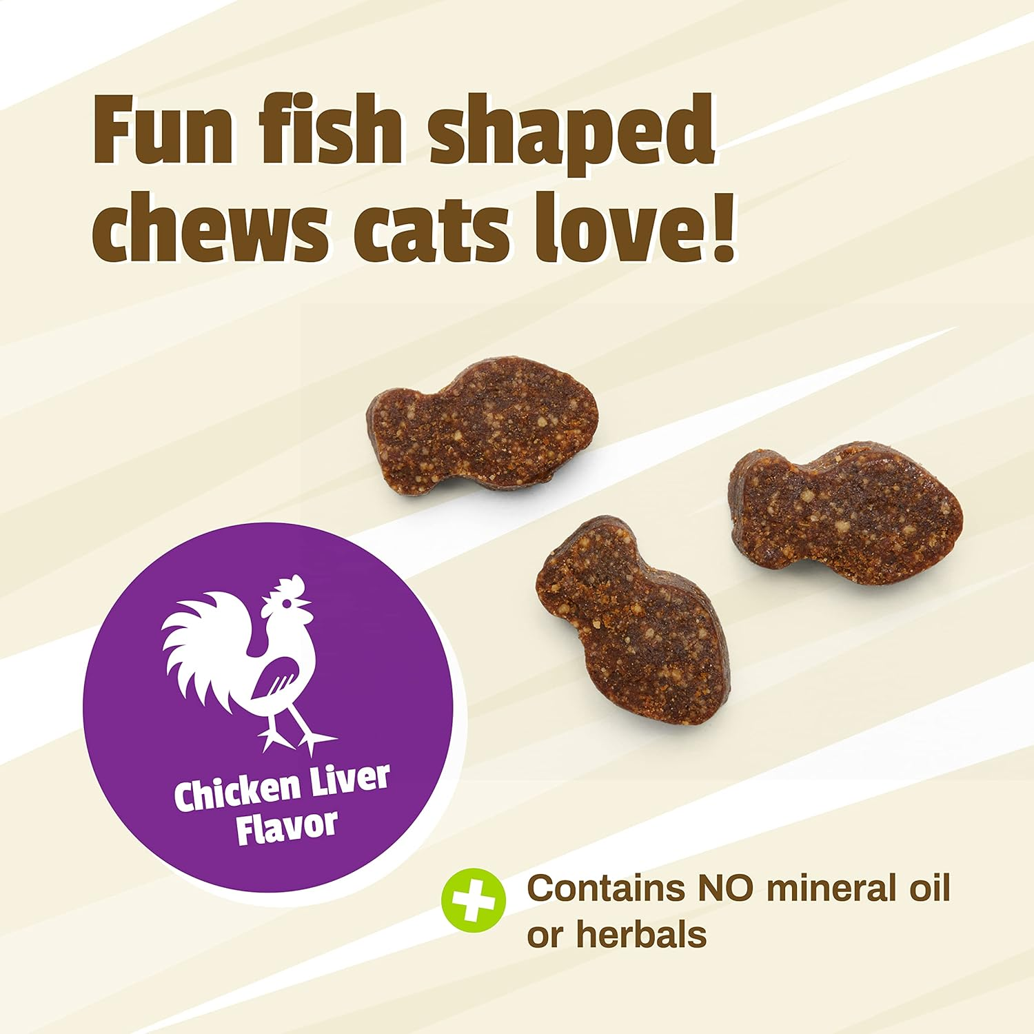 Pet Naturals of Vermont - Hairball, Daily Digestive, Skin and Coat Support for Cats, 160 Bite-Sized Chews image number 2